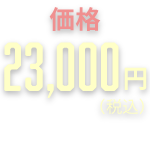 価格23,000円（税込）